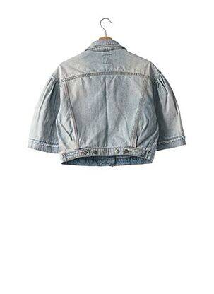 Veste en jean fermeture boutonnée sur le devant bleu MY TWIN femme