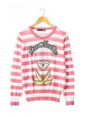 Pull rose LOVE MOSCHINO pour femme seconde vue