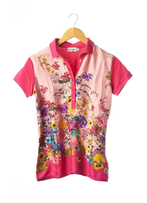 Polo rose MONCLER pour femme