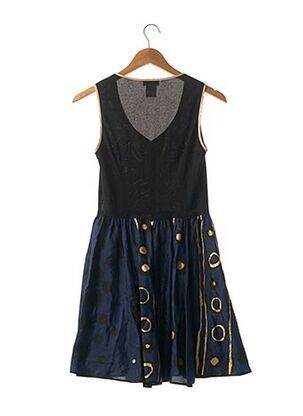 Robe courte sans manche sans manche bleu CHACOK femme