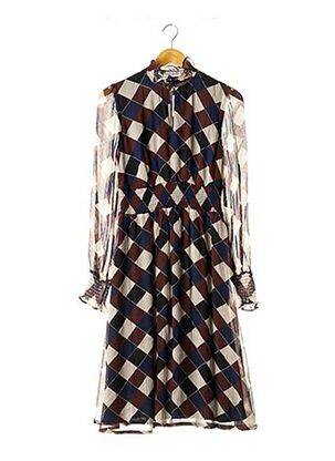 Robe mi-longue manches 3/4 manches 3/4 bleu BAUM UND PFERDGARTEN femme