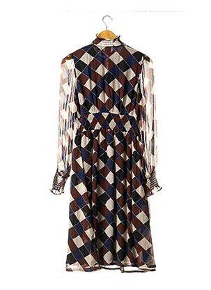 Robe mi-longue manches 3/4 manches 3/4 bleu BAUM UND PFERDGARTEN femme