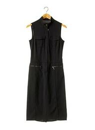 Robe mi-longue sans manche sans manche noir ARAYAL femme