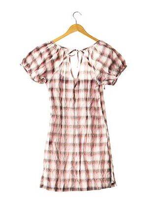 Robe courte coupe cintrée rose RA-RE femme