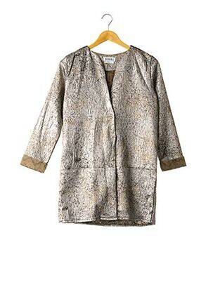 Veste chic poches gris LOUISE femme