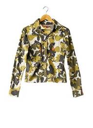 Chemisier coupe cintrée manches longues vert ROSSIGNOL femme