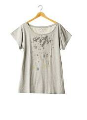 T-shirt gris DESIGNERS REMIX COLLECTION pour femme seconde vue