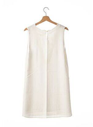Robe mi-longue sans manche sans manche blanc ATHÉ femme