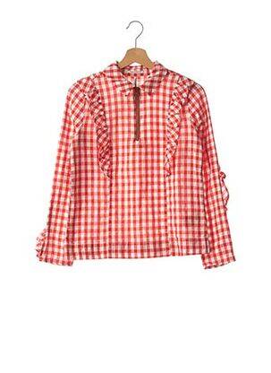 Blouse manches longues manches longues rouge SCOTCH & SODA femme