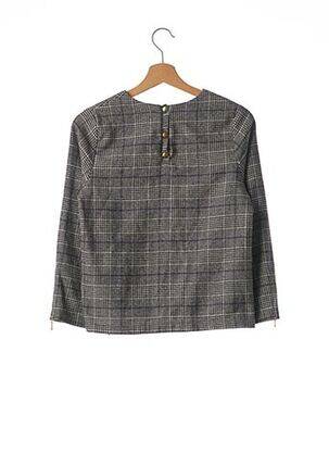 Blouse col rond manches longues gris VALENTINE GAUTHIER femme