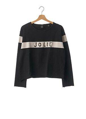 Sweat-shirt noir SCOTCH & SODA pour femme