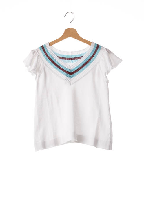 Pull blanc NORA BARTH pour femme