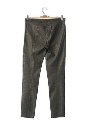 Pantalon 7/8 fermeture zippée sous rabat boutonné taille basse vert PATRIZIA PEPE FIRENZE femme