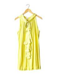 Robe mi-longue sans manche sans manche vert SCEE femme