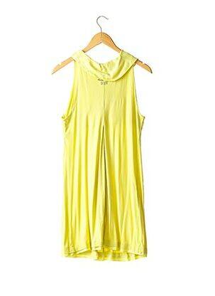Robe mi-longue sans manche sans manche vert SCEE femme