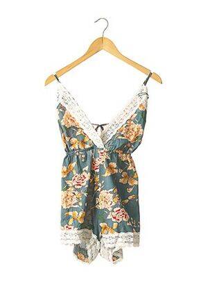 Combishort coupe fluide bleu ZAFUL femme