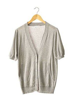 Gilet manches longues resserrée sur le bas gris TSUMORI CHISATO femme