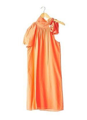Robe mi-longue orange ZAPA pour femme