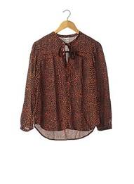 Blouse imprimé fantaisie manches longues orange BIMBA Y LOLA femme