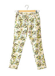 Pantalon slim taille basse taille basse beige ESSENTIEL femme