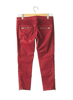 Pantalon droit stretch taille basse rouge ISABEL MARANT POUR H&M femme
