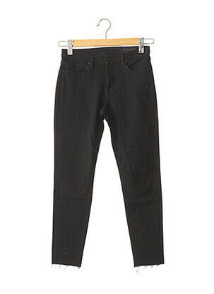 Jeans coupe slim slim taille haute noir ALLSAINTS femme