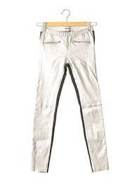 Jegging stretch gris AMERICAN RETRO femme