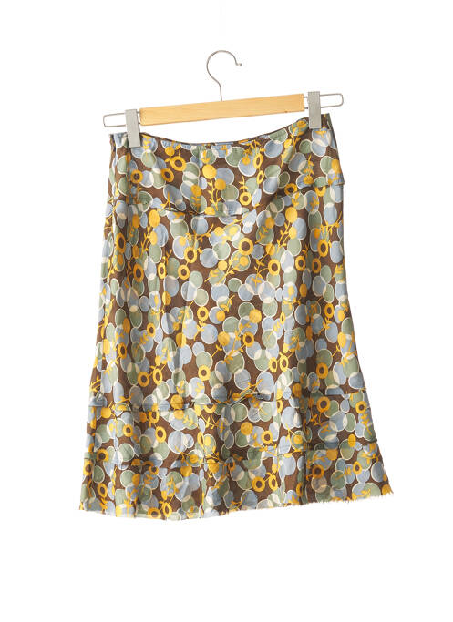 Jupe mi-longue marron MARNI pour femme