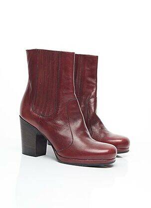 Bottines/Boots rouge INK pour femme
