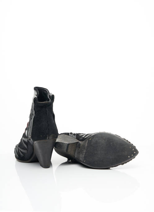 Bottines/boots talon de 7 à 9cm noir STRATEGIA femme