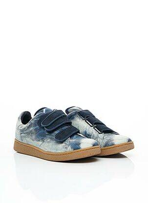 Baskets talon plat jusqu'à 3cm bleu JEROME DREYFUSS femme