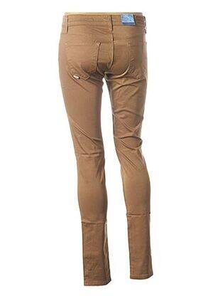 Pantalon slim taille basse taille basse beige SALSA femme