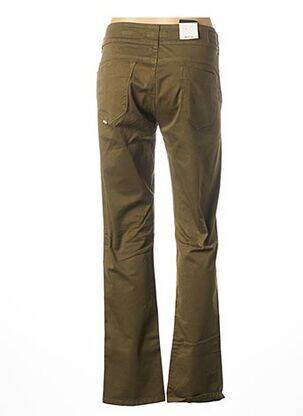 Sarouel stretch taille haute vert SALSA femme