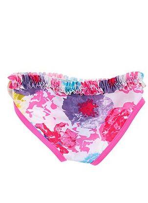 Bas de maillot de bain tissage satiné rose ABSORBA fille