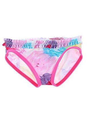 Bas de maillot de bain tissage satiné rose ABSORBA fille