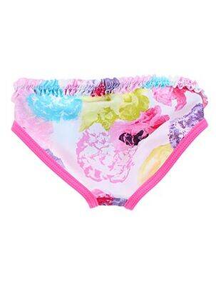 Bas de maillot de bain tissage satiné rose ABSORBA fille