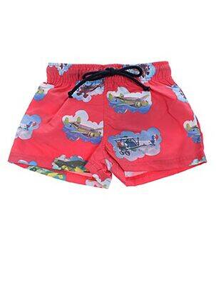 Short de bain imprimé fantaisie rouge ABSORBA garçon