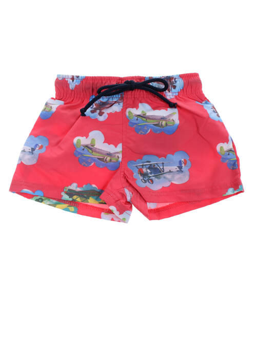 Short de bain imprimé fantaisie rouge ABSORBA garcon