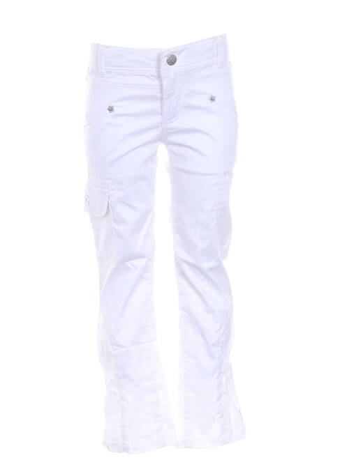 Pantalon droit blanc CONFETTI pour fille