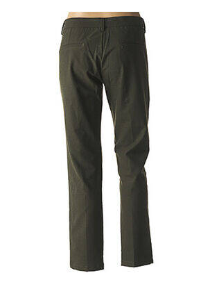 Pantalon slim taille basse taille basse vert REIKO femme