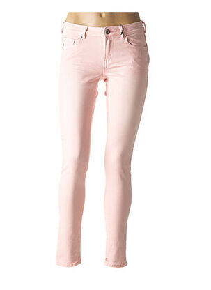Pantalon slim taille basse taille basse rose SCOTCH & SODA femme