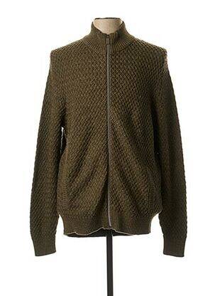 Gilet manches longues vert FYNCH-HATTON pour homme