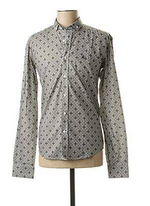 Chemise manches longues vert ABEYRON pour homme