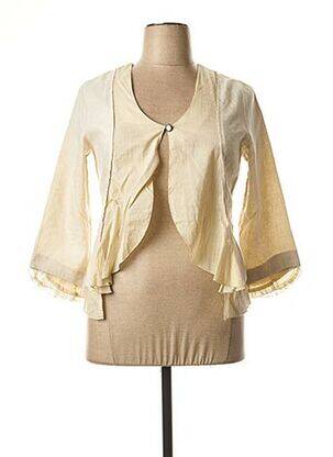 Veste chic col v beige ENJOY femme