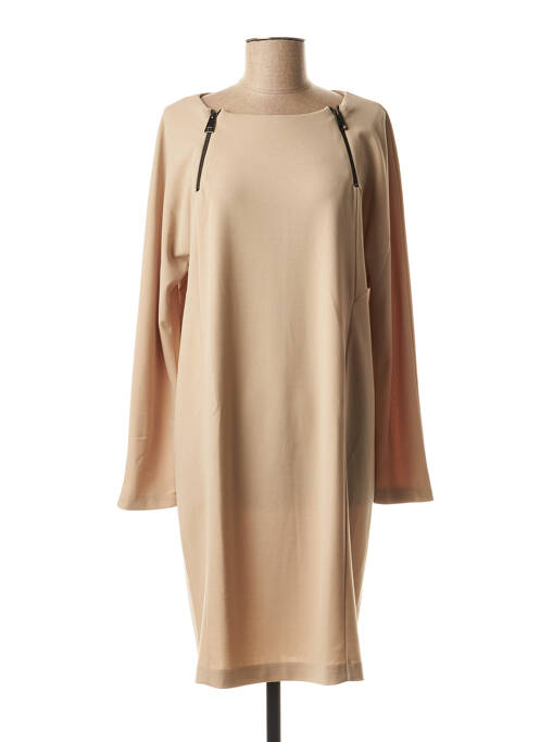Robe mi-longue beige NINATI pour femme