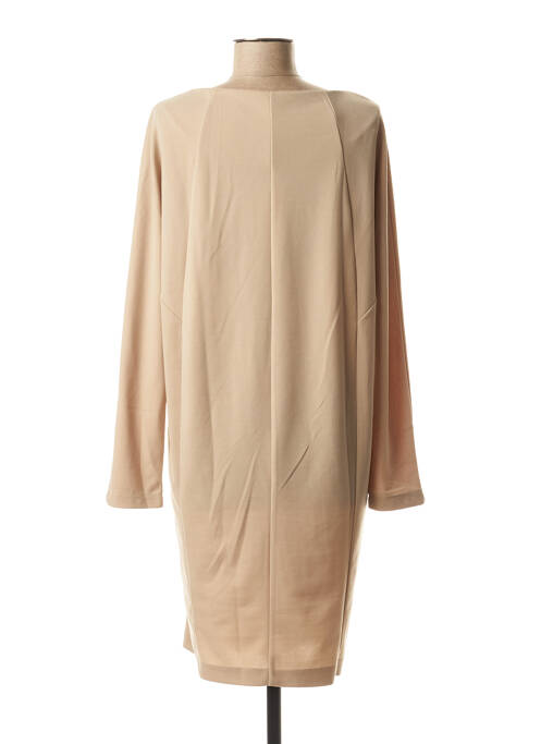 Robe mi-longue beige NINATI pour femme