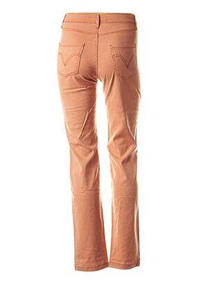 Pantalon slim stretch taille haute orange LCDN femme