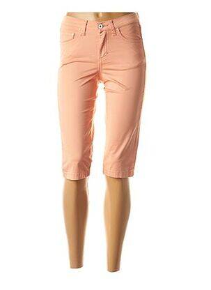 Corsaire stretch taille basse orange LCDN femme