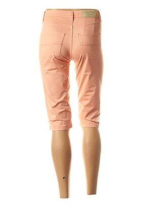 Corsaire stretch taille basse orange LCDN femme