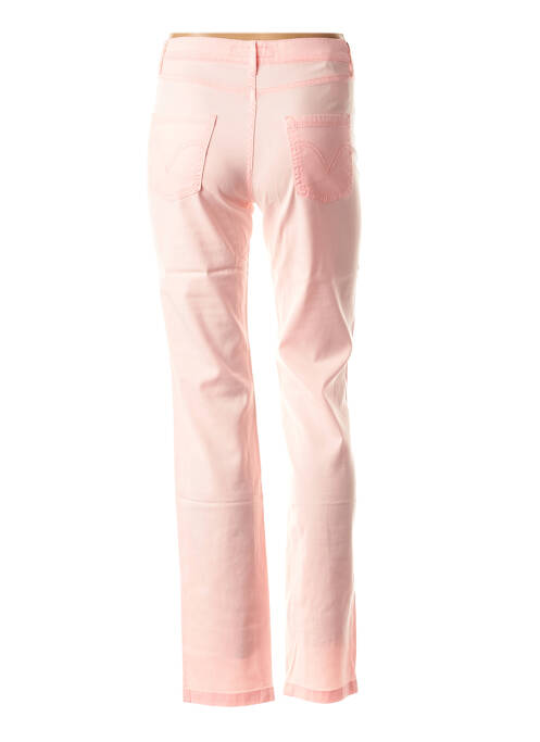 Pantalon droit rose LCDN pour femme